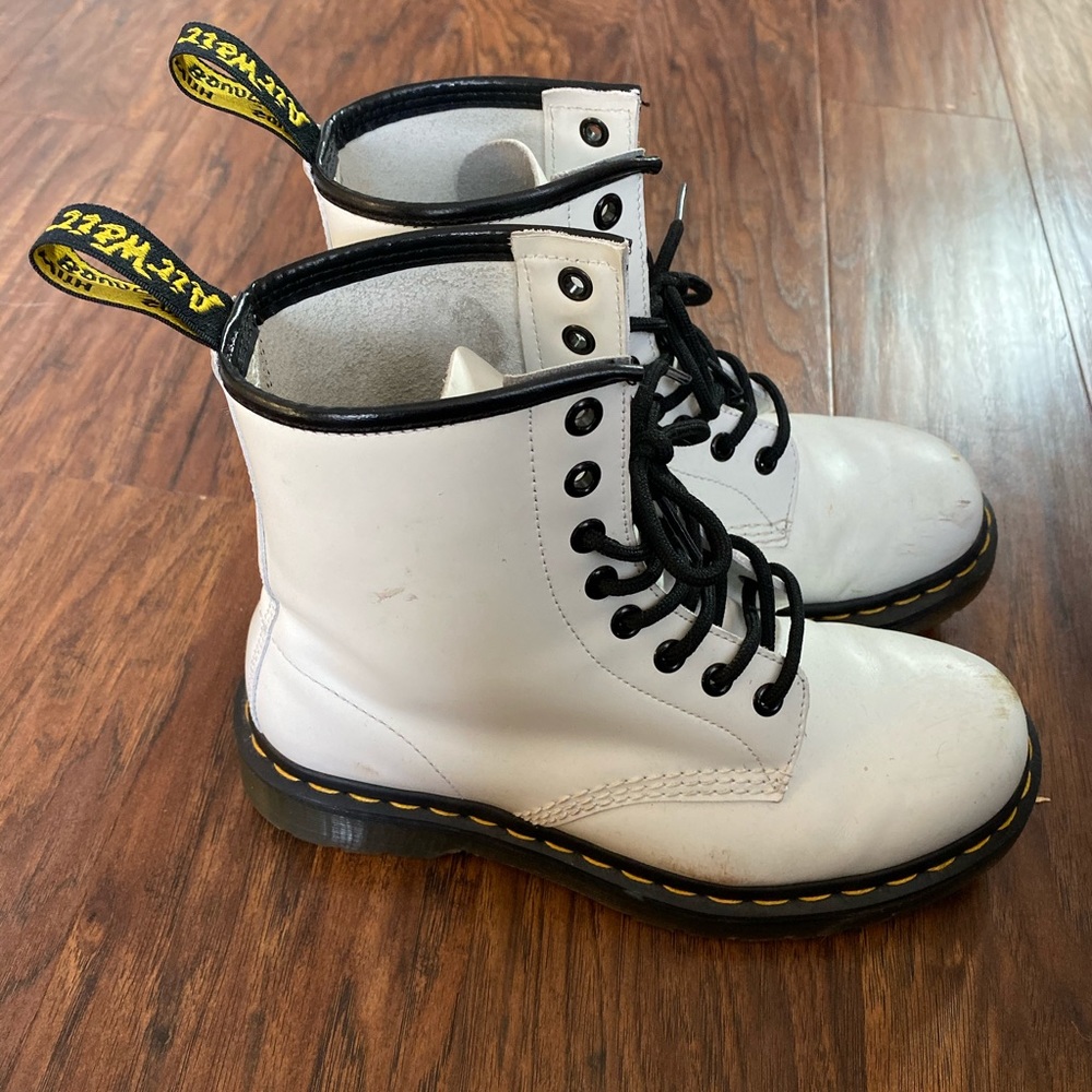 White Dr. Martens